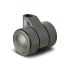 Swivel castor, plain bearing