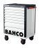 Bahco 7 Shelf Trolley, 976 x 510 x 820mm, 45kg Load