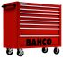 Bahco 8 Shelf Trolley, 986 x 501 x 1100mm, 30kg Load