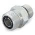 Parker Hydraulic Union Straight Threaded Adaptor 1-1/4 in Male to Male BSPP, 6F42EDMLOS