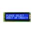 NEWHAVEN DISPLAY INTERNATIONAL NHD-0216SZ-NSW-BBW-33V3 Alphanumeric LCD Alphanumeric Display, White on Blue, 2 Rows by