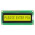 NEWHAVEN DISPLAY INTERNATIONAL NHD-0116AZ-FL-GBW Alphanumeric LCD Alphanumeric Display, Yellow-Green on Grey, 1 Row by