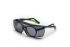 Univet 5X7 UV Safety Glasses, Grey Polycarbonate Lens