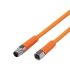 ifm electronic Straight Male 1 way M8 to Straight Female 1 way M8 Sensor Actuator Cable, 600mm