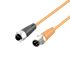 ifm electronic Straight Male 1 way M12 to Straight Female 1 way M12 Sensor Actuator Cable, 300mm