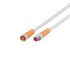 ifm electronic Straight Male 1 way M8 to Straight Female 1 way M8 Sensor Actuator Cable, 1.5m