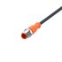 ifm electronic Straight Female 1 way M12 to Unterminated Sensor Actuator Cable, 2m