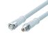 Cable de alimentación Potencia ifm electronic de 5 núcleos, 2,5 mm², long. 250mm, 63 V dc / 16 A, funda de Éter de