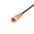 ifm electronic Straight Female 1 way M12 to Unterminated Sensor Actuator Cable, 60m