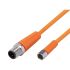 ifm electronic Straight Male 1 way M12 to Straight Female 1 way M8 Sensor Actuator Cable, 600mm