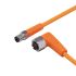 ifm electronic Straight Male 1 way M8 to Right Angle Female 1 way M12 Sensor Actuator Cable, 600mm