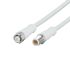 ifm electronic Straight Male 4 way M12 to Straight Female 5 way M12 Communication Cable, 500mm