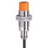 ifm electronic Inductive Threaded Barrel Inductive Proximity Sensor, M18, 8 mm Detection, 10 → 30 V dc