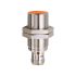 ifm electronic Inductive Threaded Barrel Inductive Proximity Sensor, M18, 8 mm Detection, NPN NO, 10 → 30 V dc