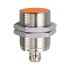 ifm electronic Inductive Threaded Barrel Inductive Proximity Sensor, M30, 15 mm Detection, PNP NO, 10 → 30 V dc