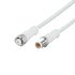 ifm electronic Straight Male 4 way M12 to Straight Female 5 way M12 Communication Cable, 2m