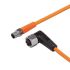 ifm electronic Straight Male 1 way M8 to Right Angle Female 1 way M12 Sensor Actuator Cable, 300mm