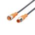 ifm electronic Straight Male 1 way M12 to Straight Female 1 way M12 Actuator/Sensor Cable, 800mm