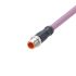 ifm electronic Straight Male 5 way M12 to Straight Female 5 way M12 Communication Cable, 5m