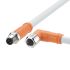 ifm electronic, Power 5 Core, Grey Polyurethane PUR Sheath Power Cable