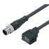 ifm electronic Straight Male 1 way M12 to Right Angle Female 1 way Valve Connector Actuator/Sensor Cable, 2m