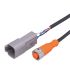 ifm electronic Straight Male 1 way Deutsch to Straight Female 1 way M12 Actuator/Sensor Cable, 2m