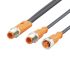 ifm electronic Straight Male 5 way M12 to Straight Female 5 way M12 Communication Cable, 2m