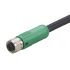 ifm electronic, Power 4 Core, Black Polyurethane PUR Sheath Power Cable