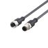 ifm electronic Straight Male 1 way M12 to Straight Female 1 way M12 Actuator/Sensor Cable, 15m