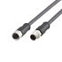 ifm electronic Straight Male 1 way M12 to Straight Female 1 way M12 Actuator/Sensor Cable, 7m