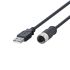 ifm electronic USB-Kabel, USB 2.0 / M12, 1m USB 2.0