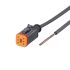 ifm electronic Straight Female 1 way Deutsch to Unterminated Actuator/Sensor Cable, 2m