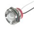 CML Innovative Technologies PL22SL Series White Panel LED, 12V, 22mm Mounting Hole Size, Lead Wires Termination, IP67