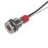 PL10SL LED Tafeleinbau-Anzeige Rot 12V, Montage-Ø 10mm, Leiter