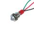 CML Innovative Technologies PL10SL Series Green, Red Panel LED, 12V, 10mm Mounting Hole Size, Lead Wires Termination,