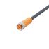 ifm electronic Straight Female 5 way M12 to Straight Female 5 way M12 Communication Cable, 2m