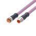 ifm electronic Straight Male 5 way M12 to Straight Female 5 way M12 Communication Cable, 5m