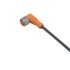 ifm electronic Right Angle Female 1 way M12 to Unterminated Actuator/Sensor Cable, 50m