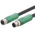 ifm electronic, Power, 2m 4 Core, Black Polyurethane PUR Power Cable