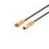 ifm electronic Straight Male 1 way M8 to Straight Female 1 way M8 Actuator/Sensor Cable, 1m