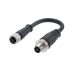 ifm electronic Straight Male 1 way M12 to Straight Female 1 way M12 Actuator/Sensor Cable, 100mm