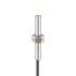 ifm electronic Inductive Threaded Barrel Inductive Proximity Sensor, M8, 2 mm Detection, PNP NO, 10 → 36 V dc