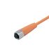 ifm electronic Straight Female 1 way M12 to Unterminated Sensor Actuator Cable, 25m