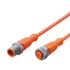 ifm electronic Straight Male 1 way M12 to Straight Female 1 way M12 Sensor Actuator Cable, 3m