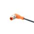 ifm electronic Right Angle Male 1 way M12 to Unterminated Actuator/Sensor Cable, 2m