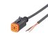 ifm electronic Straight Female 1 way Deutsch to Unterminated Actuator/Sensor Cable, 2m