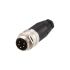 Serie E Series 7/8 Industrielle Rundsteckverbinder Stecker 1-polig, Schraubmontage IP 67