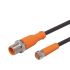 ifm electronic Straight Male 1 way M12 to Straight Female 1 way M8 Actuator/Sensor Cable, 600mm