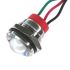 CML Innovative Technologies PL14SL Series Red Panel LED, 240V, 14mm Mounting Hole Size, Lead Wires Termination, IP67