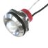 CML Innovative Technologies PL14SL Series Green, Red Panel LED, 24V, 14mm Mounting Hole Size, Lead Wires Termination,